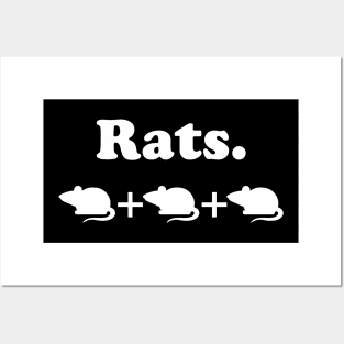 Rats - Wingspan Bird Board Game (White) Posters and Art